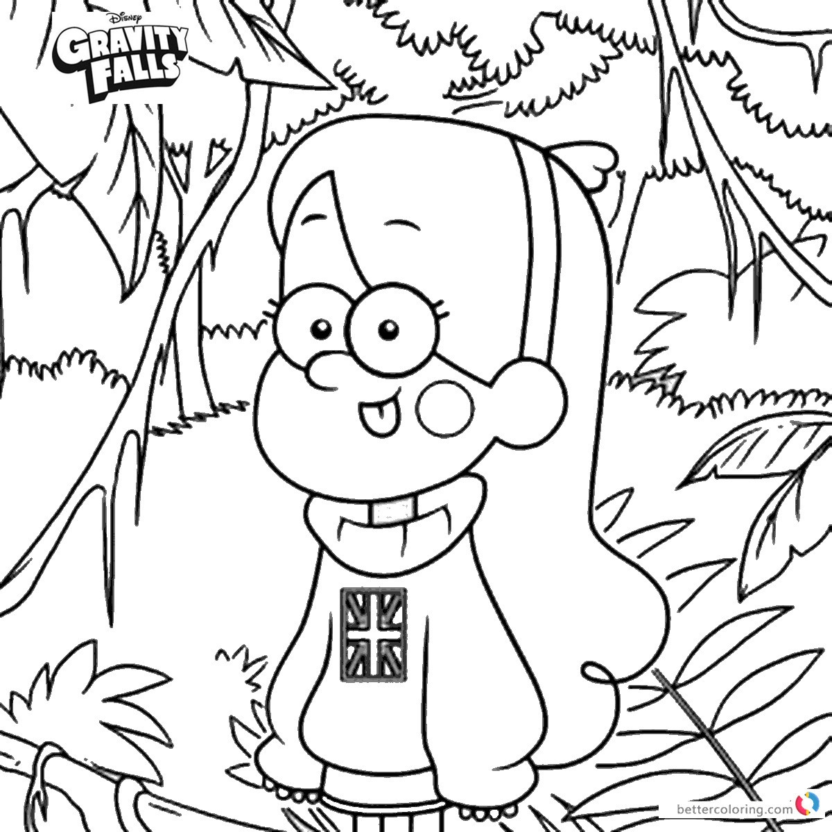 Gravity Falls Mabel Coloring Pages Gravity Falls Mabel Coloring Pages