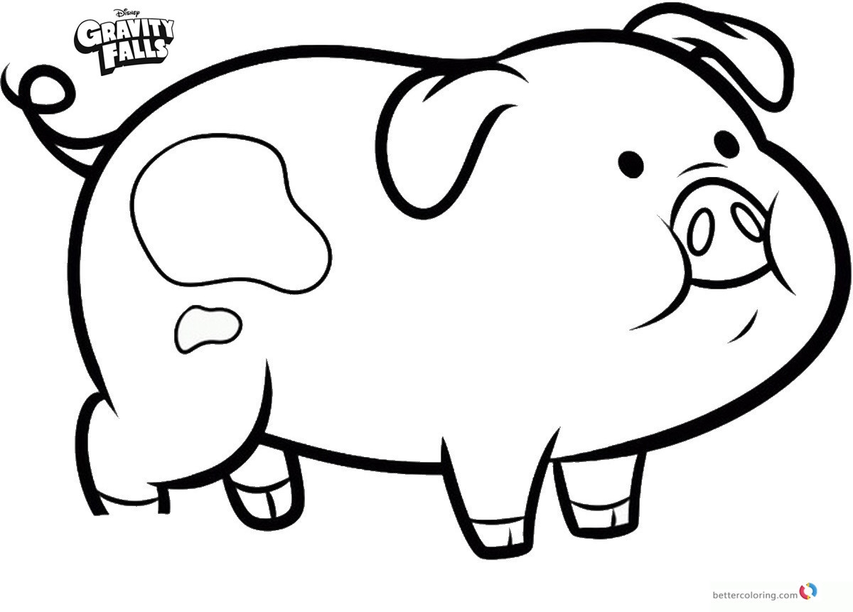 Gravity Falls Coloring Pages Pig Waddles Free Printable Coloring Pages Gravity Falls Coloring Pages Pig Waddles Free Printable Coloring Pages