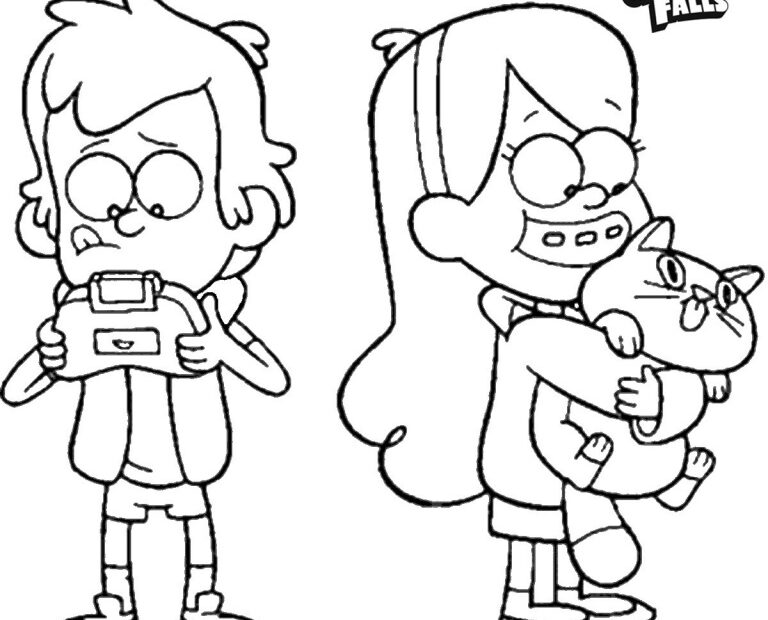 Gravity Falls Coloring Pages Pig Waddles Free Printable Coloring Pages