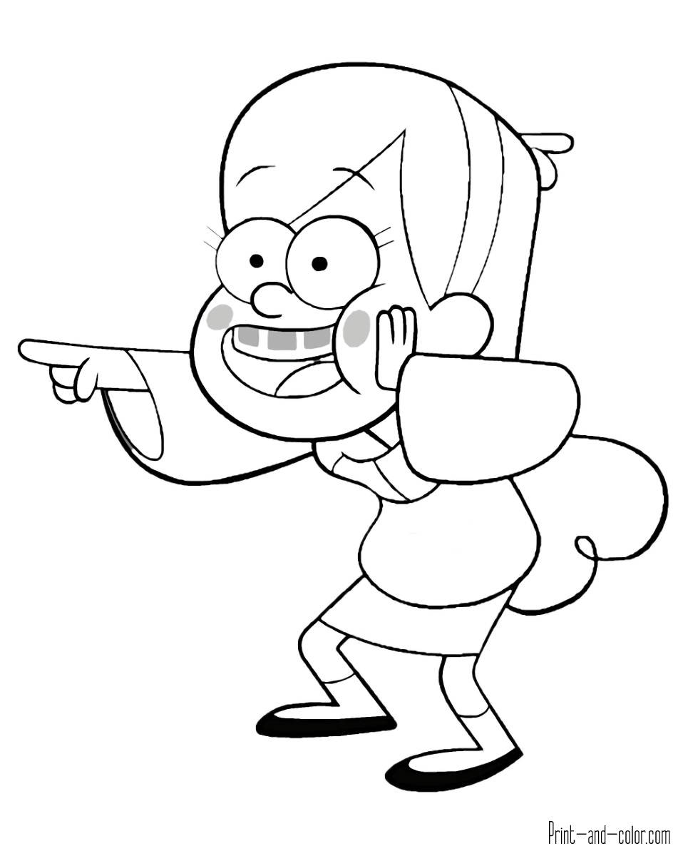 Gravity Falls Coloring Pages Print And Color Gravity Falls Coloring Pages Print And Color
