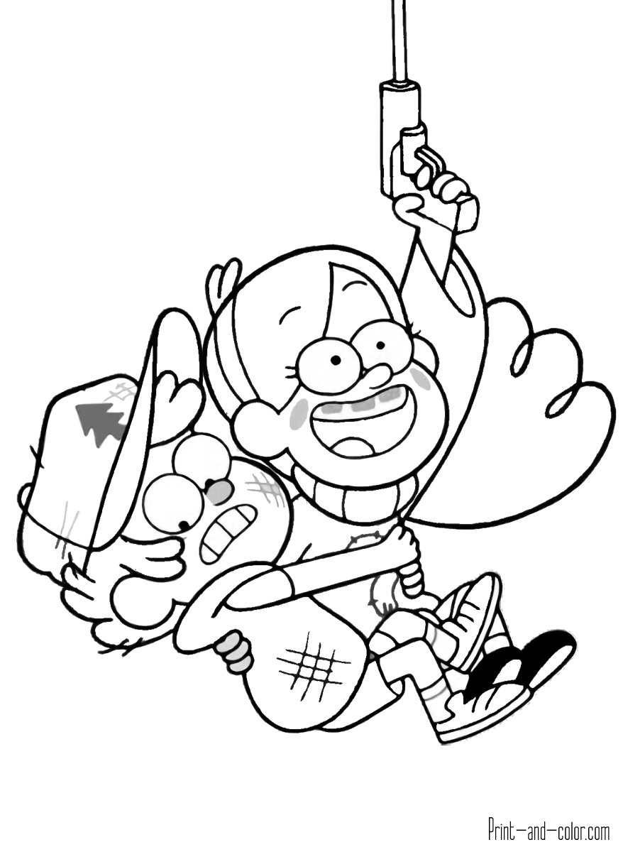 Gravity Falls Coloring Pages Print And Color Gravity Falls Coloring Pages Print And Color