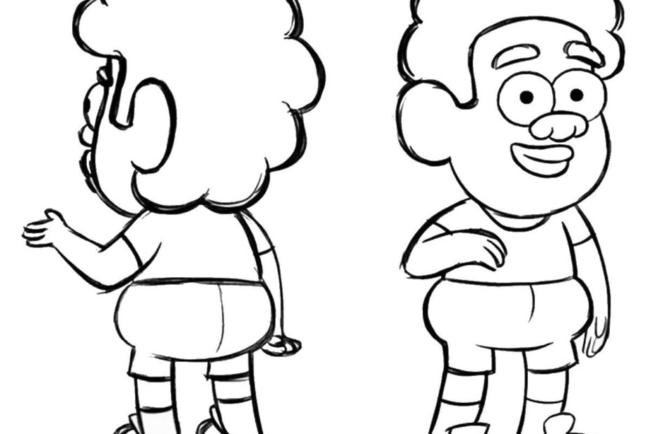 Gravity Falls Coloring Pages Tyler Free Printable Coloring Pages