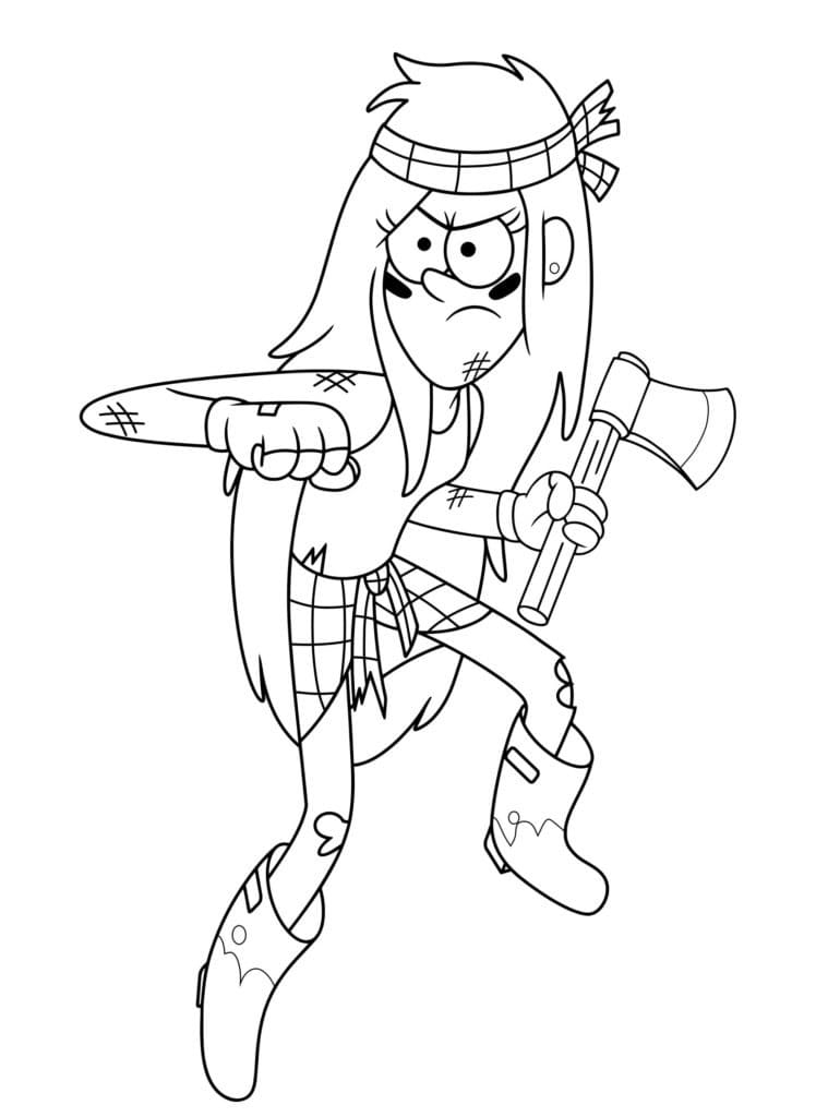 Gravity Falls Cool Wendy Coloring Page Download Print Or Color Gravity Falls Cool Wendy Coloring Page Download Print Or Color