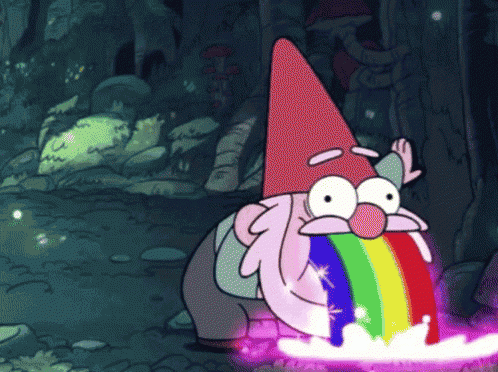Gravity Falls Rainbow GIF Gravity Falls Rainbow Vomit Discover 