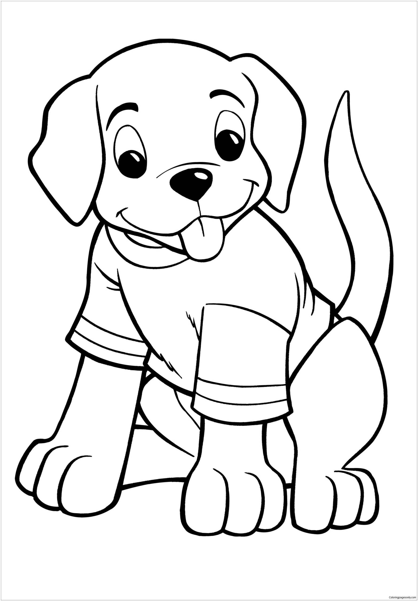 Puppy Coloring Pages Puppy Coloring Pages
