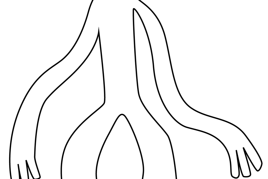 Green Standing Rainbow Friends Roblox Coloring Page For Kids Free