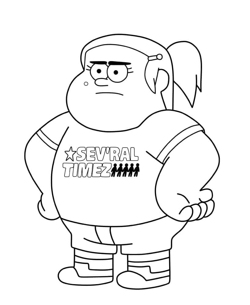 Grenda In Gravity Falls Coloring Page Download Print Or Color Online Grenda In Gravity Falls Coloring Page Download Print Or Color Online