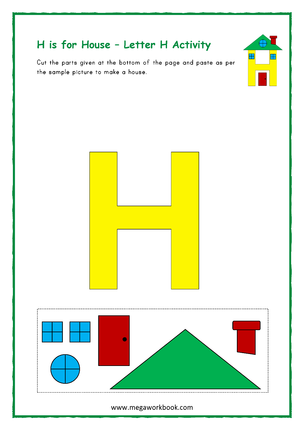 H For House Capital H Uppercase Letter H Worksheet Cu Letter H H For House Capital H Uppercase Letter H Worksheet Cu Letter H