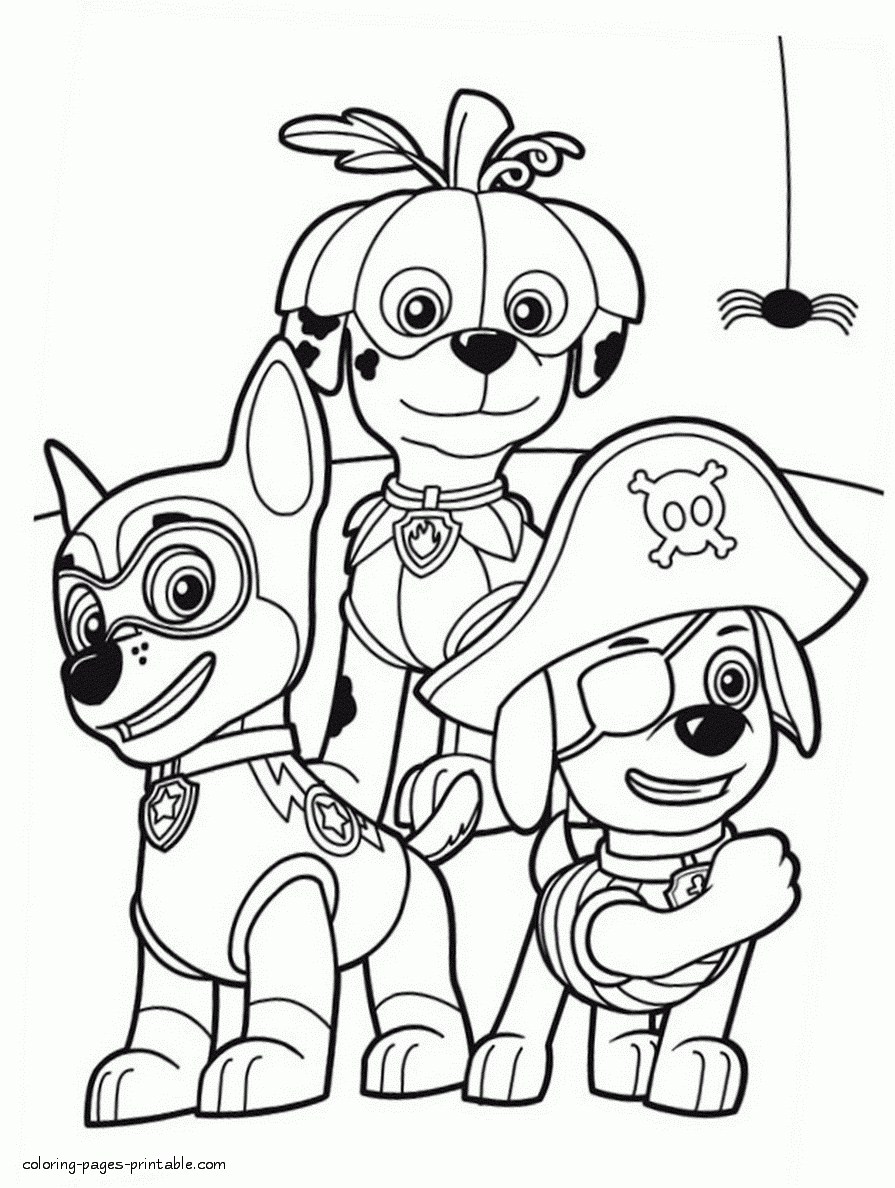 Halloween Coloring Pages Paw Patrol COLORING PAGES PRINTABLE COM Halloween Coloring Pages Paw Patrol COLORING PAGES PRINTABLE COM