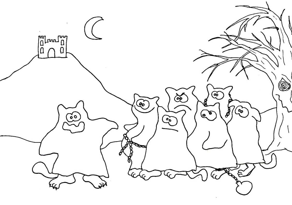 Halloween Coloring Sheets Halloween Coloring Sheets