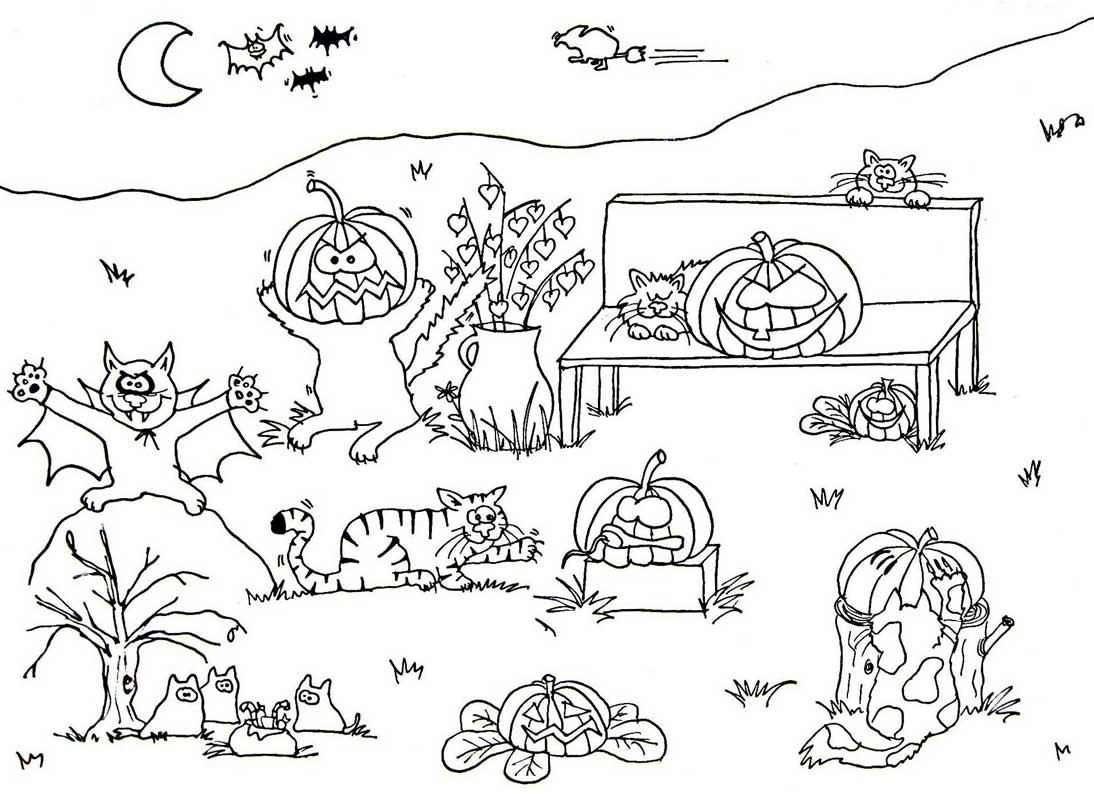 Halloween Coloring Sheets Halloween Coloring Sheets