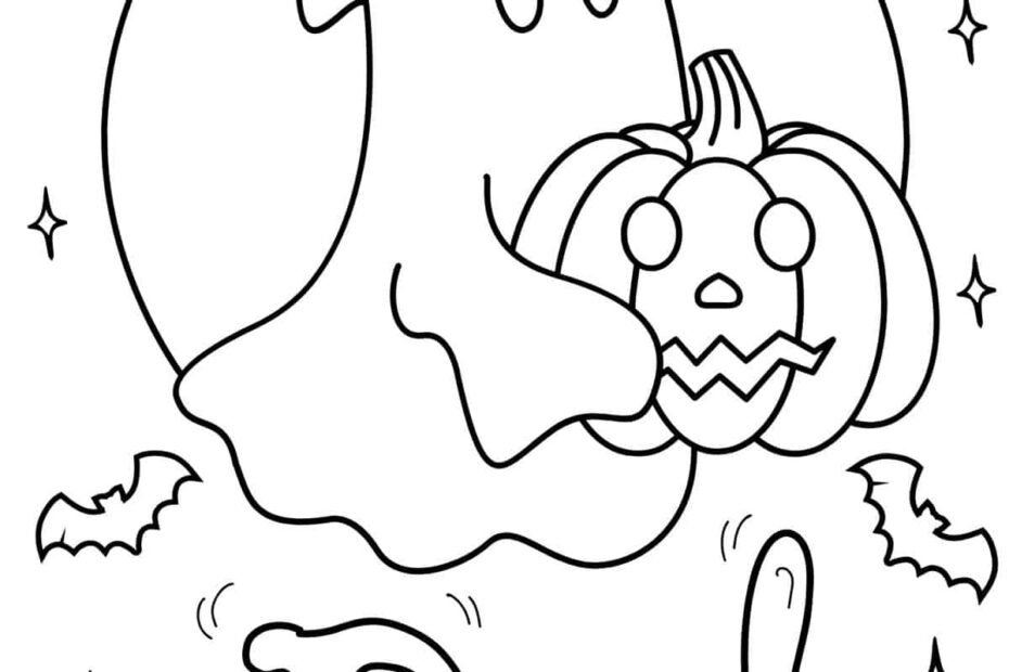 Halloween Colors Coloring Page Transparent Png Ready For Download