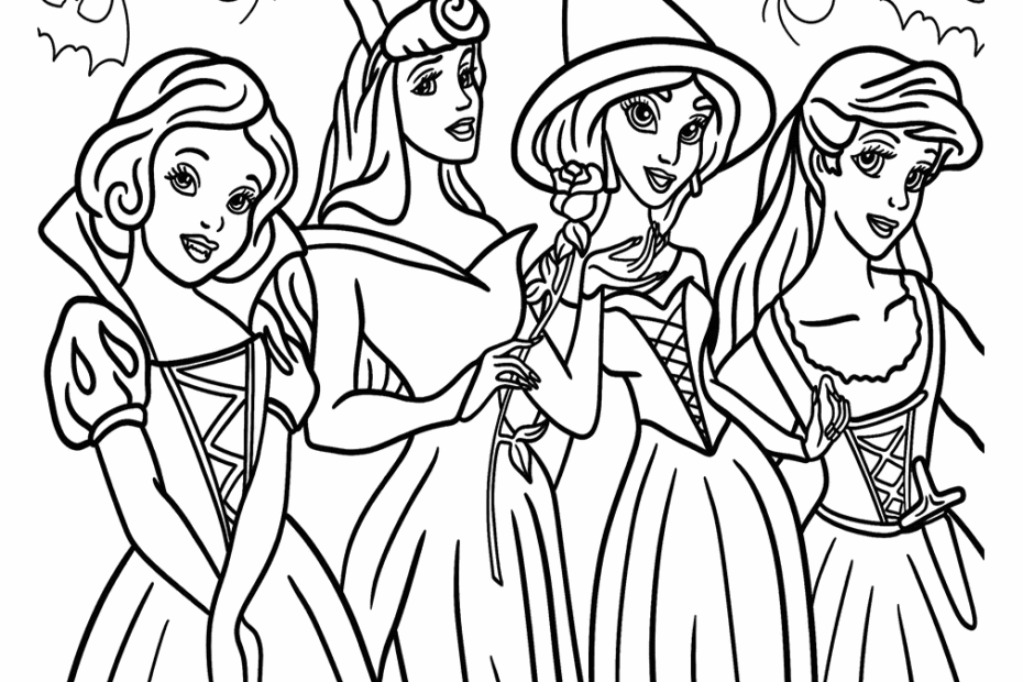 Halloween Disney Coloring Pages Free Printable Coloring Pages