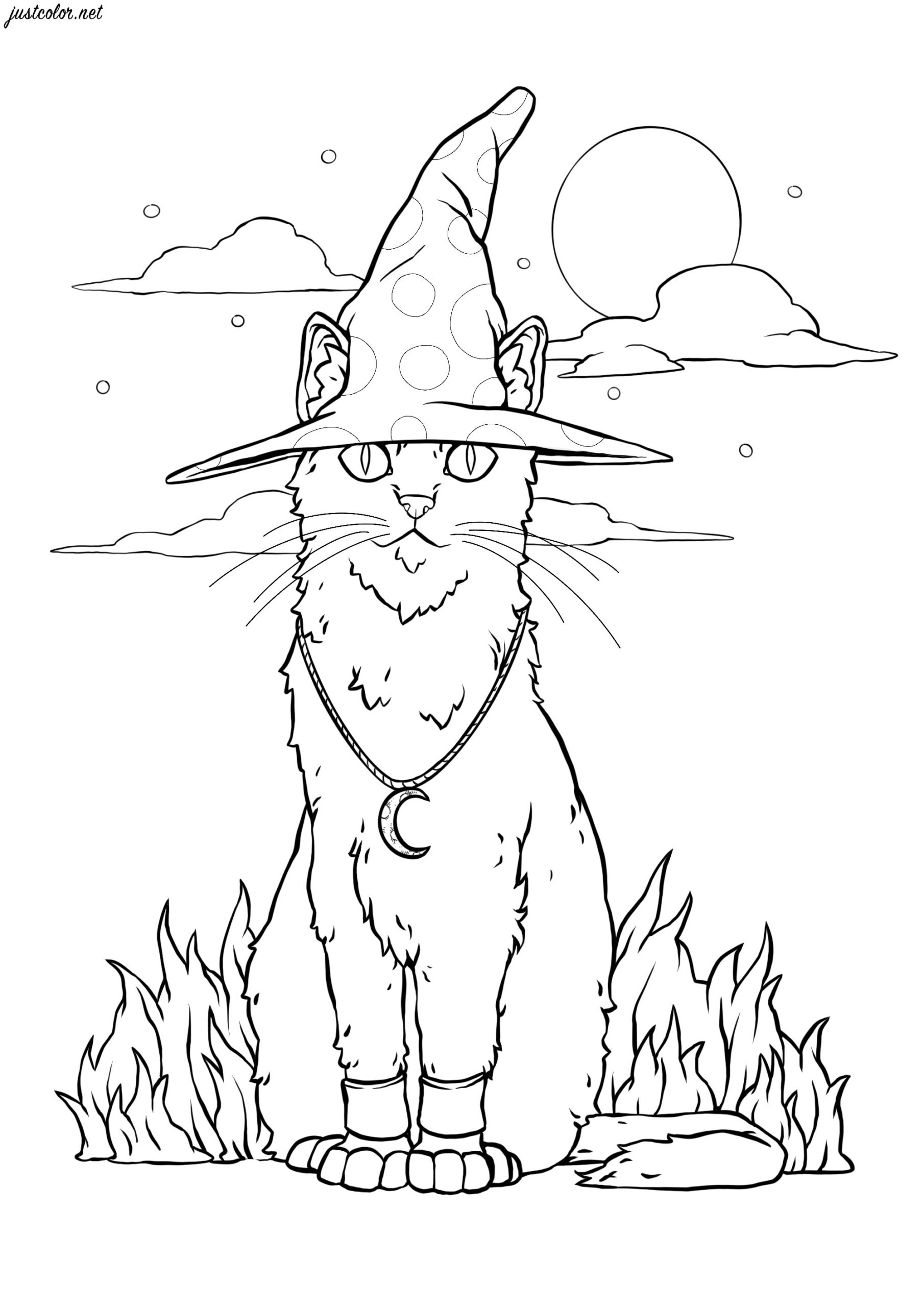 detailed halloween coloring pages detailed halloween coloring pages