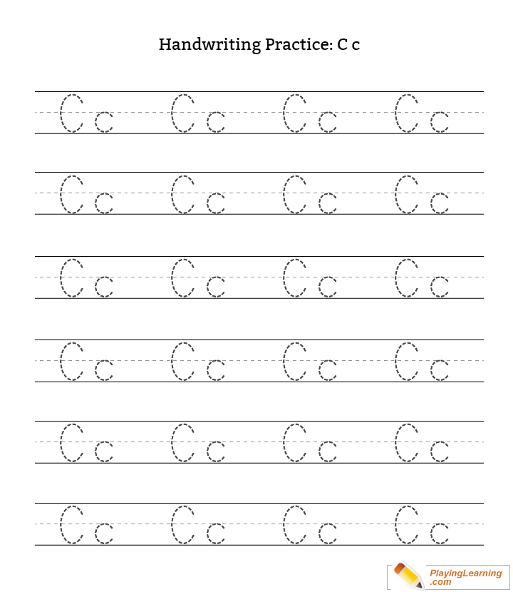 Handwriting Practice Letter C Free Handwriting Practice Letter C Handwriting Practice Letter C Free Handwriting Practice Letter C