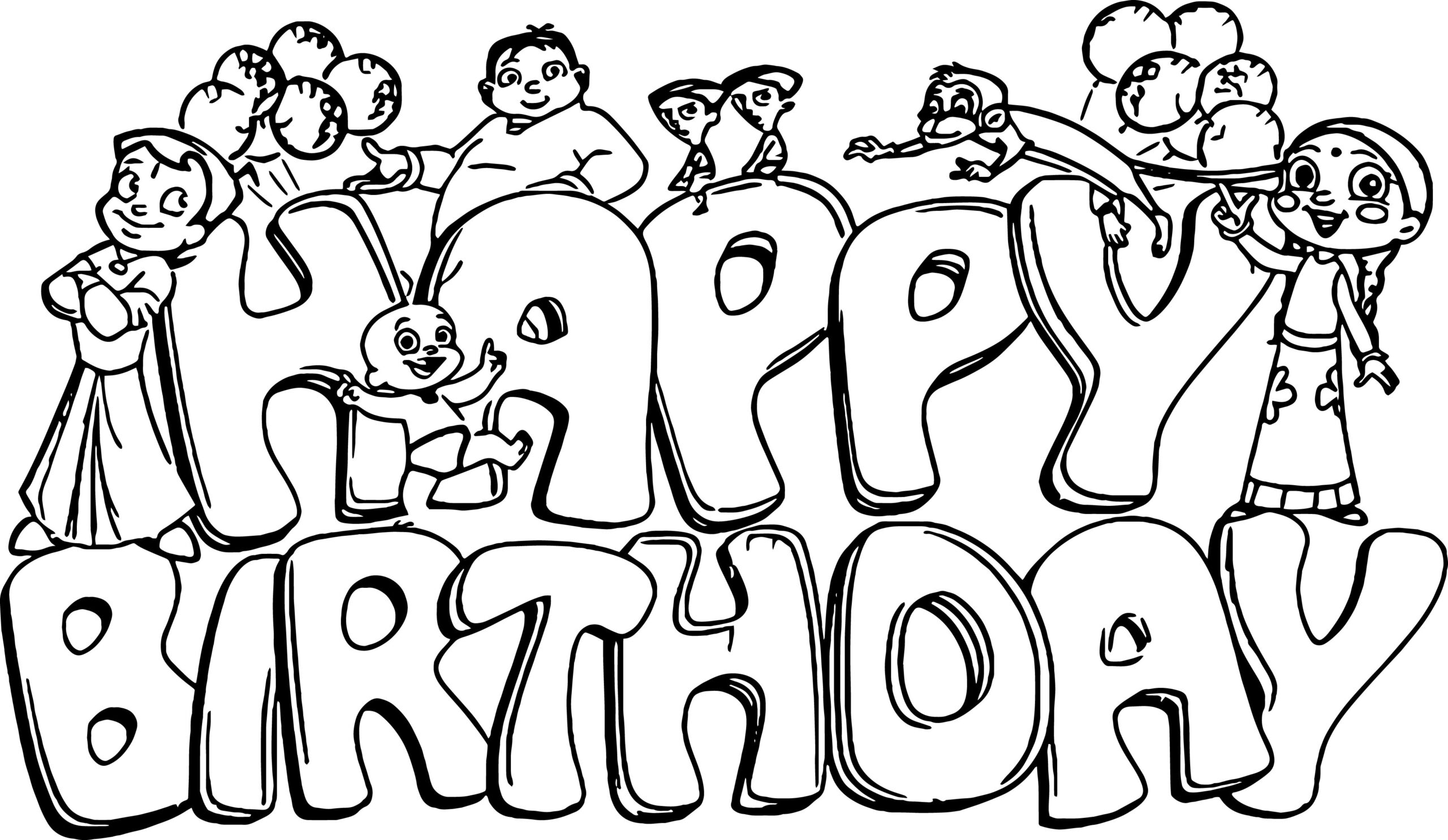 Happy Birthday Coloring Sheets Free Printable Printable Word Searches Happy Birthday Coloring Sheets Free Printable Printable Word Searches