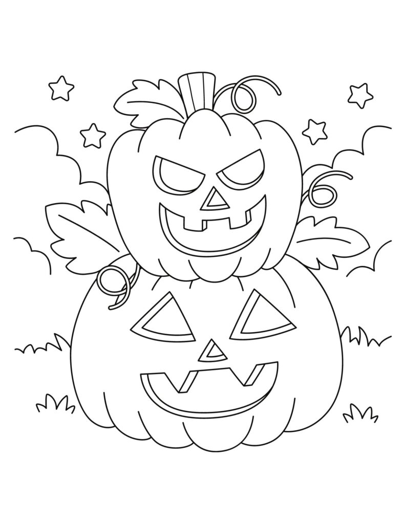 HAPPY HALLOWEEN COLORING PAGES 17 The Little Frugal House HAPPY HALLOWEEN COLORING PAGES 17 The Little Frugal House