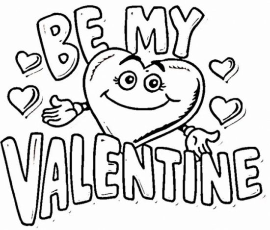 Happy Valentines Day Coloring Pages Happy Valentines Day Coloring Pages