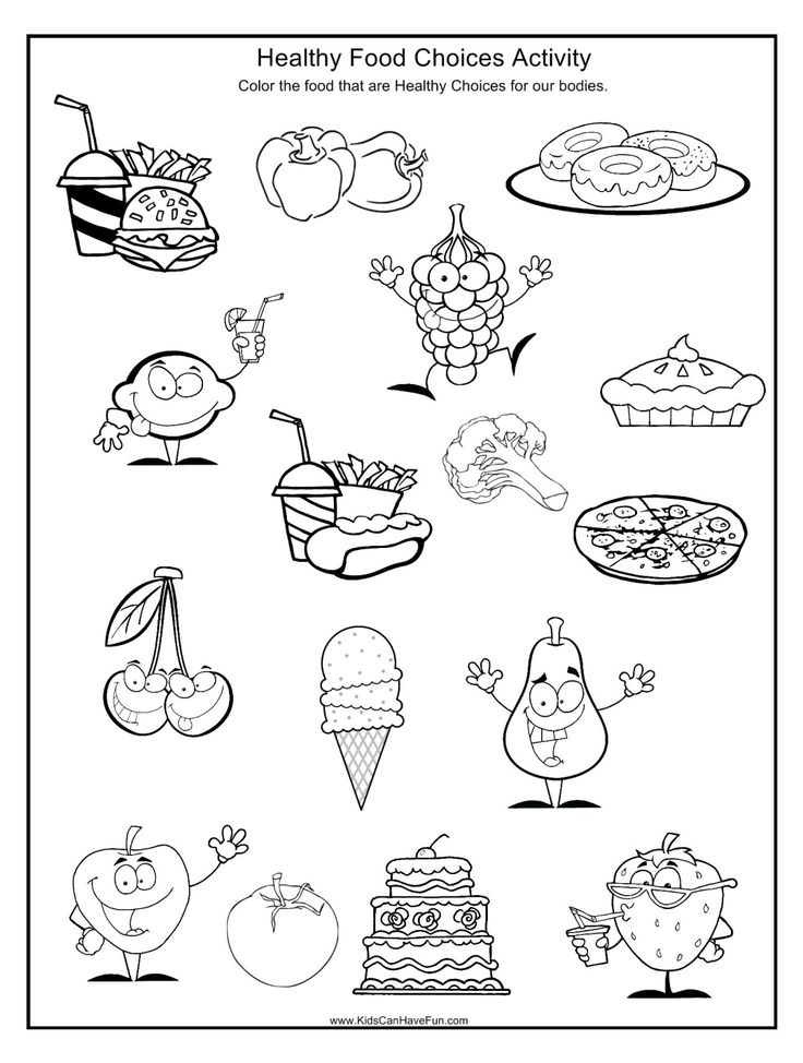 Healthy Food Worksheet Food Coloring Pages Kindergarten Worksheets Healthy Food Worksheet Food Coloring Pages Kindergarten Worksheets