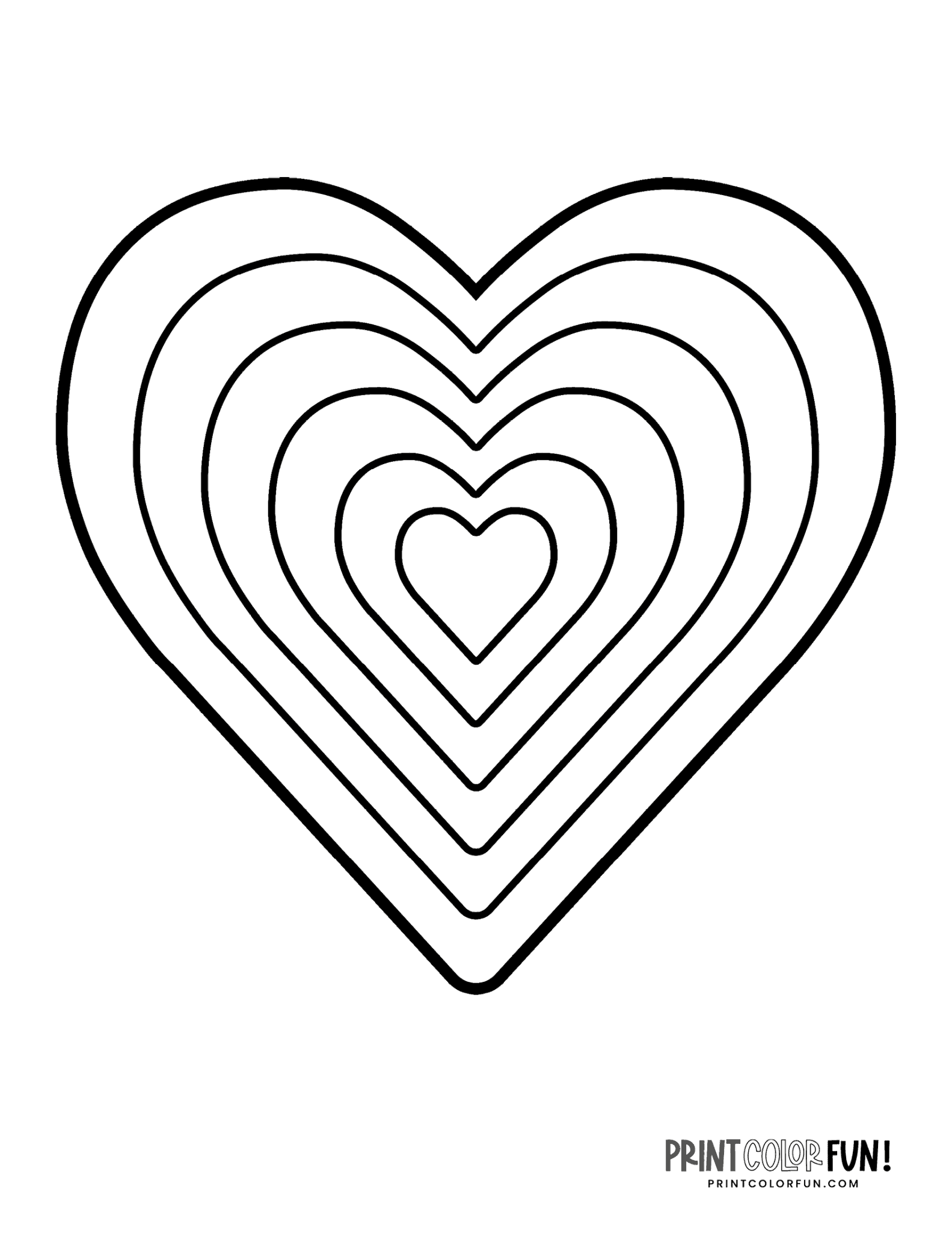 Heart Coloring Sheets Printable Printable Calendars AT A GLANCE
