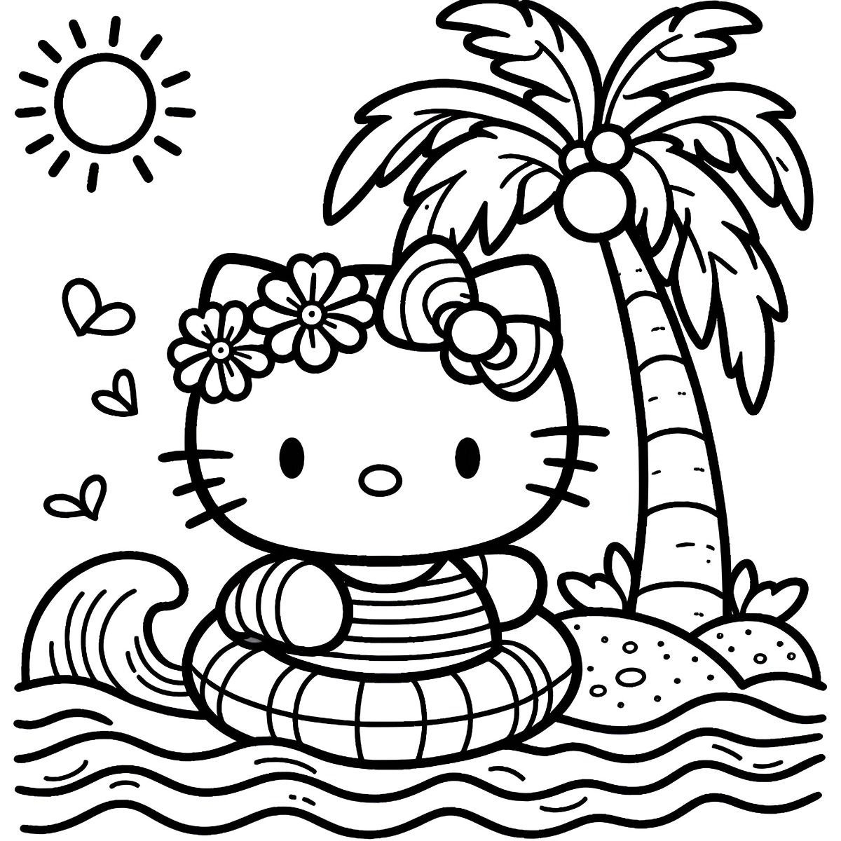 Hello Kitty Coloring Page Free Printable Hello Kitty Colouring Hello Kitty Coloring Page Free Printable Hello Kitty Colouring