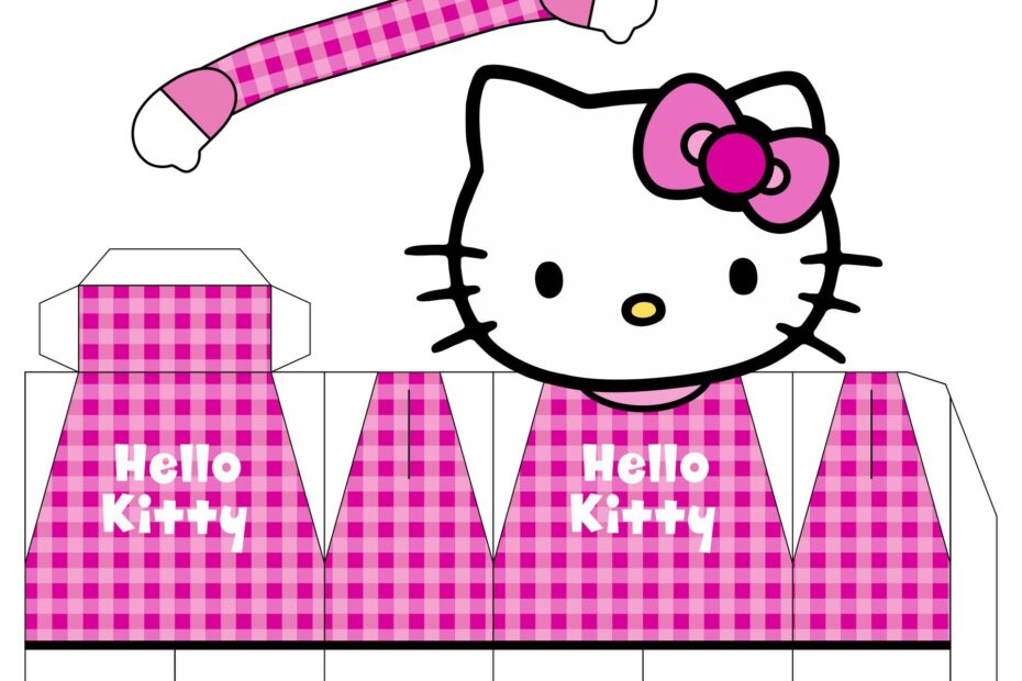 Hello Kitty Paper Crafts 10 Free PDF Printables Printablee Hello