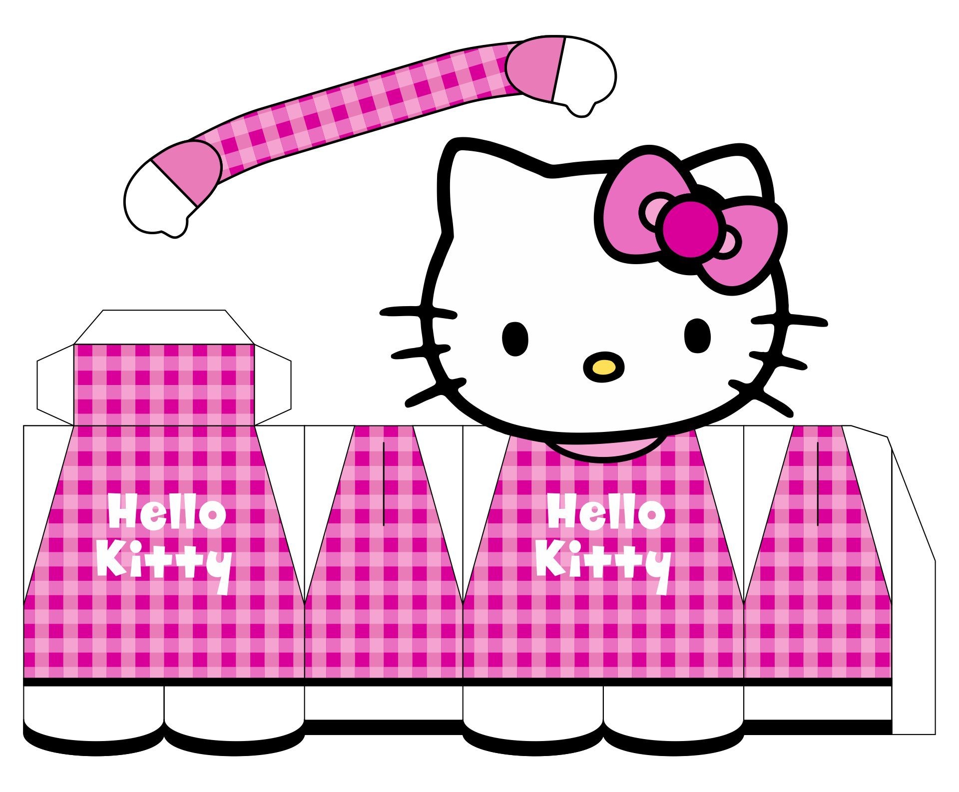 Hello Kitty Paper Crafts 10 Free PDF Printables Printablee Hello 