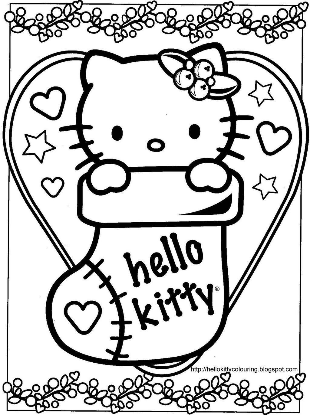 Hello Kitty adult coloring pages Hello Kitty adult coloring pages