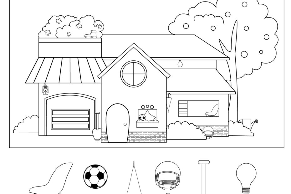 Hidden Object Coloring Pages Printable Infoupdate