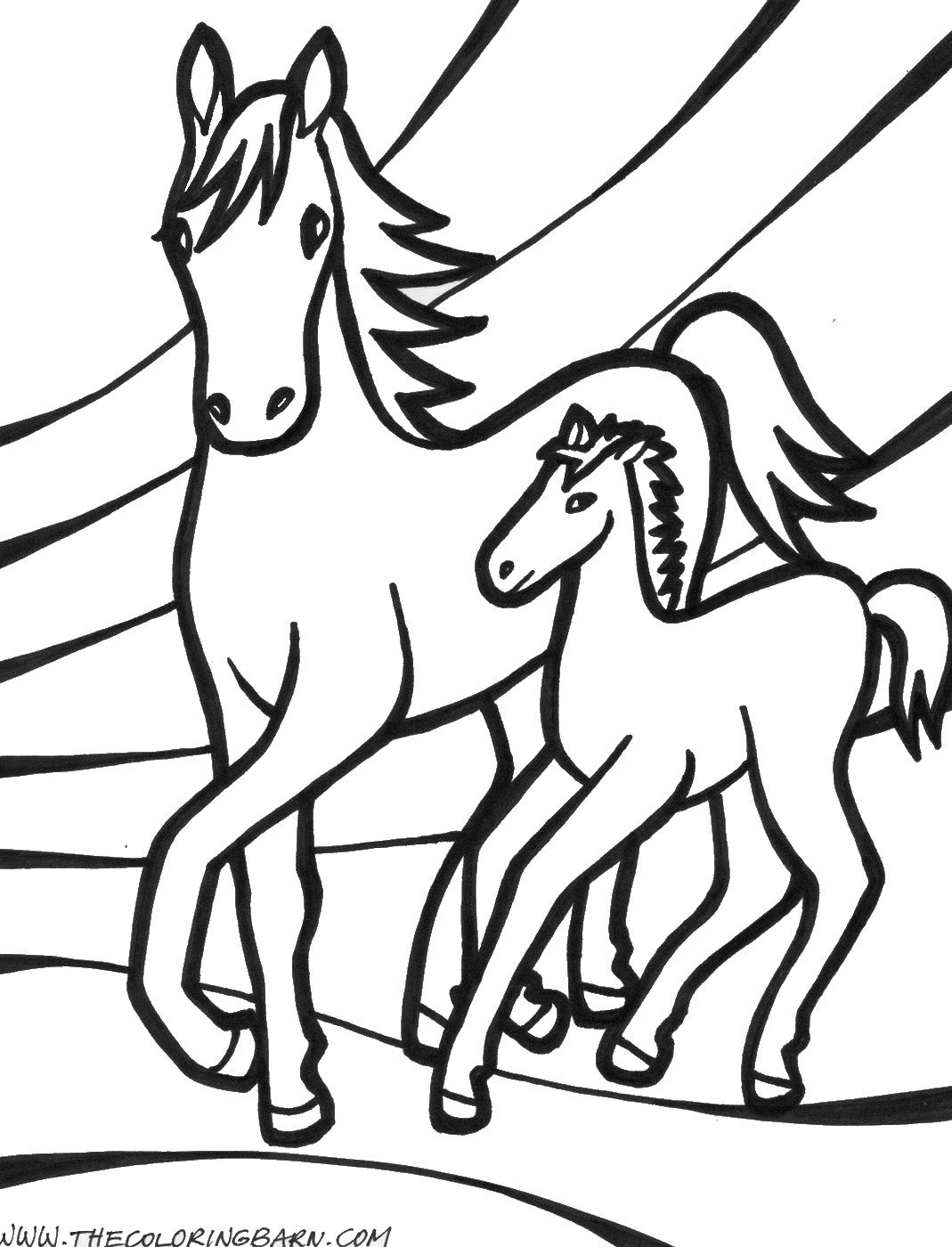 Horse Coloring Pages Horse Coloring Pages