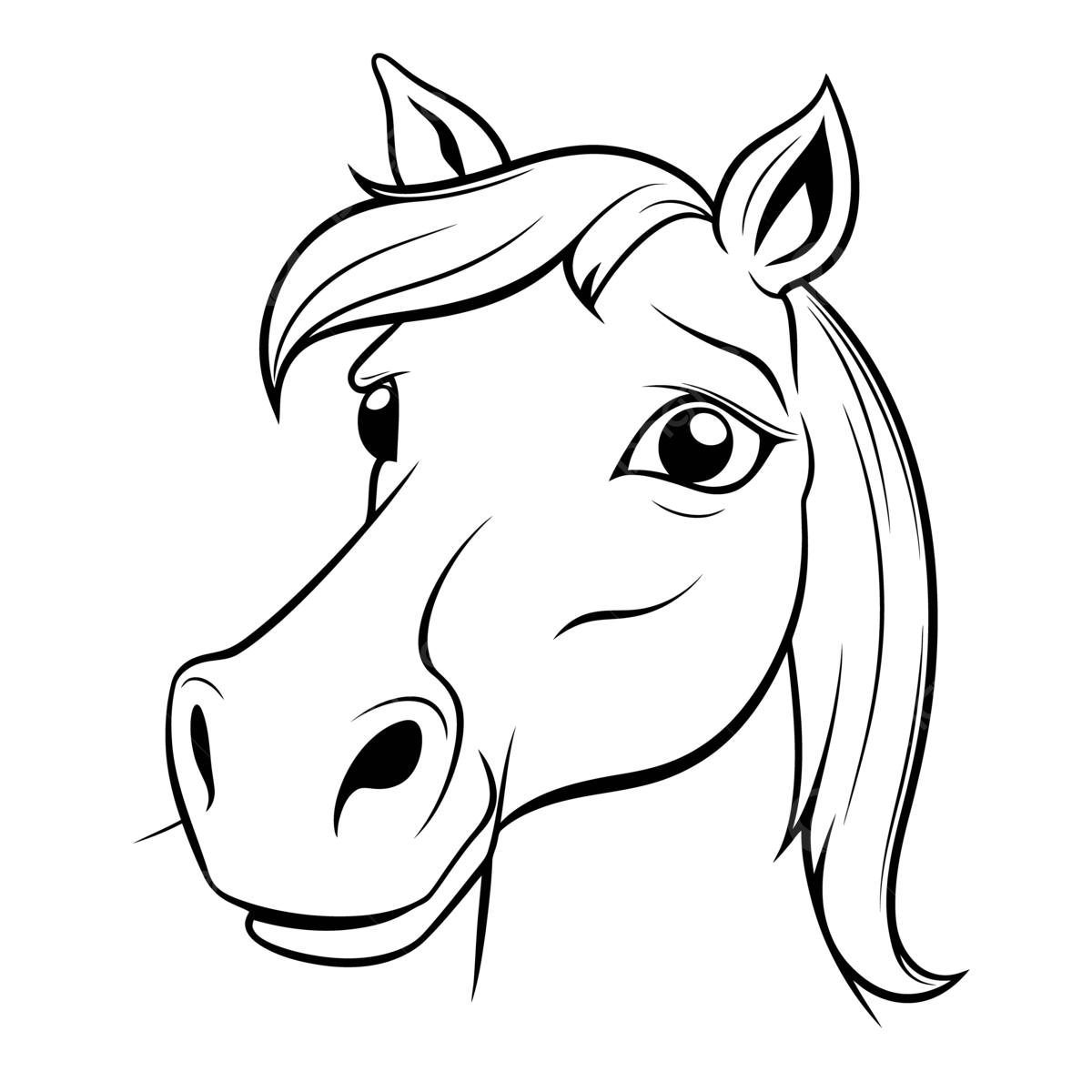 Horse Head Coloring Pictures To Print Infoupdate Horse Head Coloring Pictures To Print Infoupdate