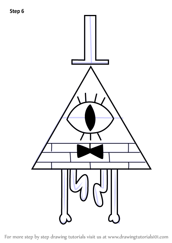 How To Draw Bill Cipher From Gravity Falls Gravity Falls Step By Step How To Draw Bill Cipher From Gravity Falls Gravity Falls Step By Step