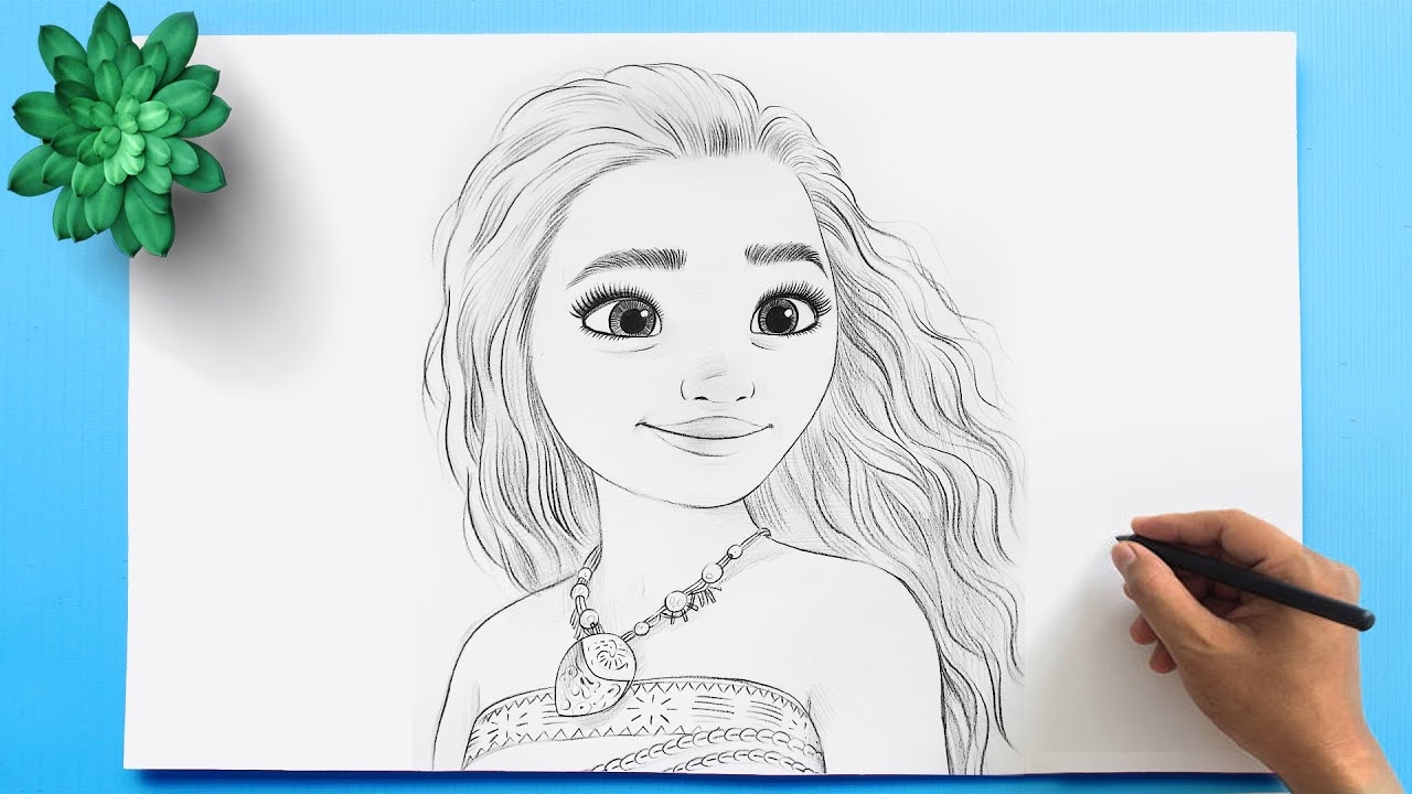 Disney Moana Drawing Disney Moana Drawing