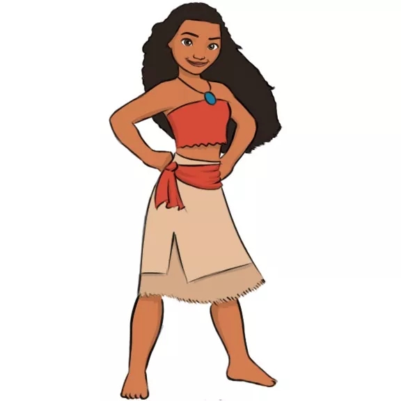 How To Draw Moana Easy Drawing Art How To Draw Moana Easy Drawing Art