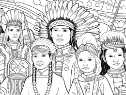 Indigenous Peoples 39 Day Coloring Sheet Coloring Page Indigenous Peoples 39 Day Coloring Sheet Coloring Page