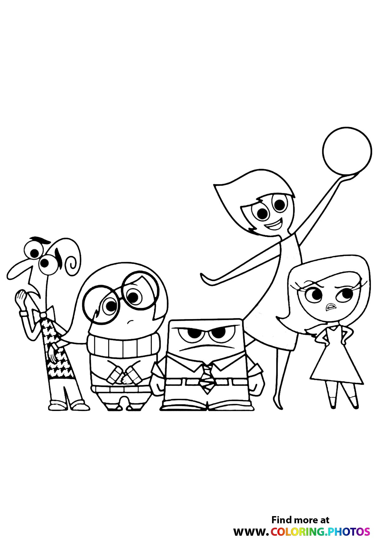 Inside Out Characters Coloring Pages For Kids Free Print Download Inside Out Characters Coloring Pages For Kids Free Print Download