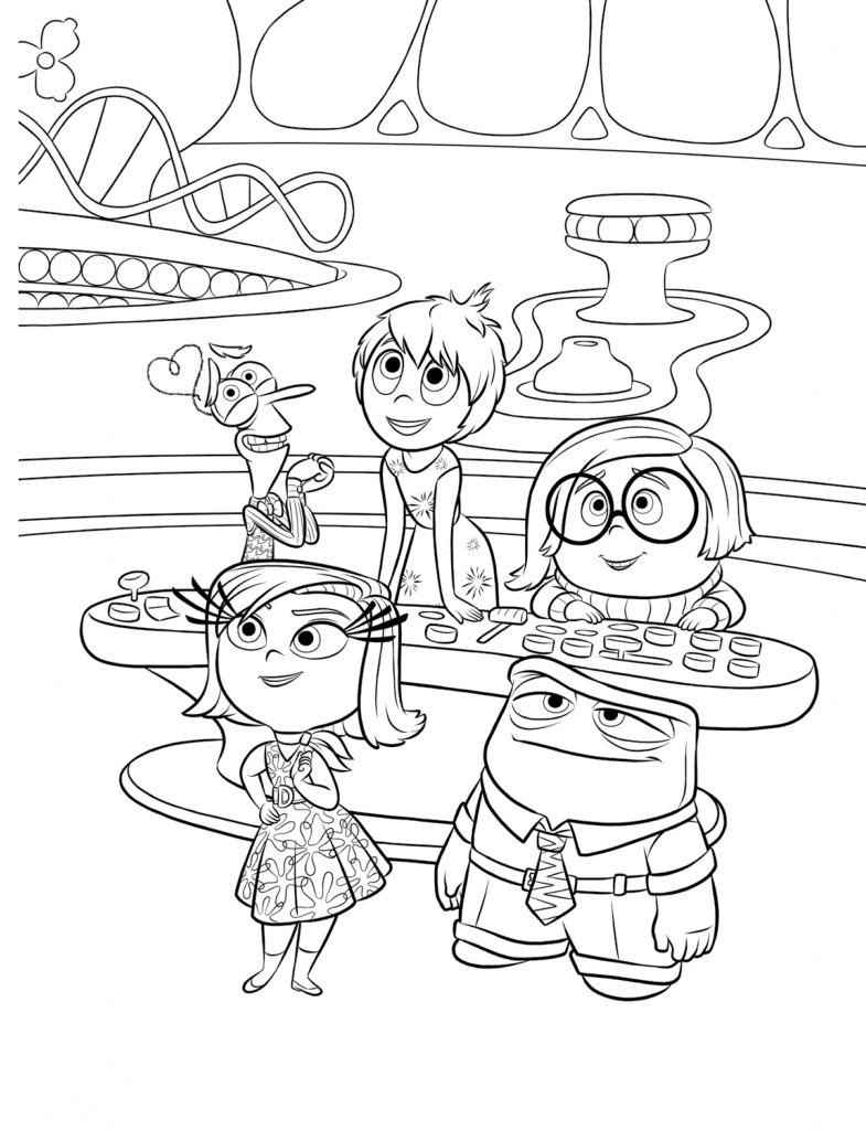 Coloring Pages for Kids Inside Out Coloring Pages for Kids Inside Out
