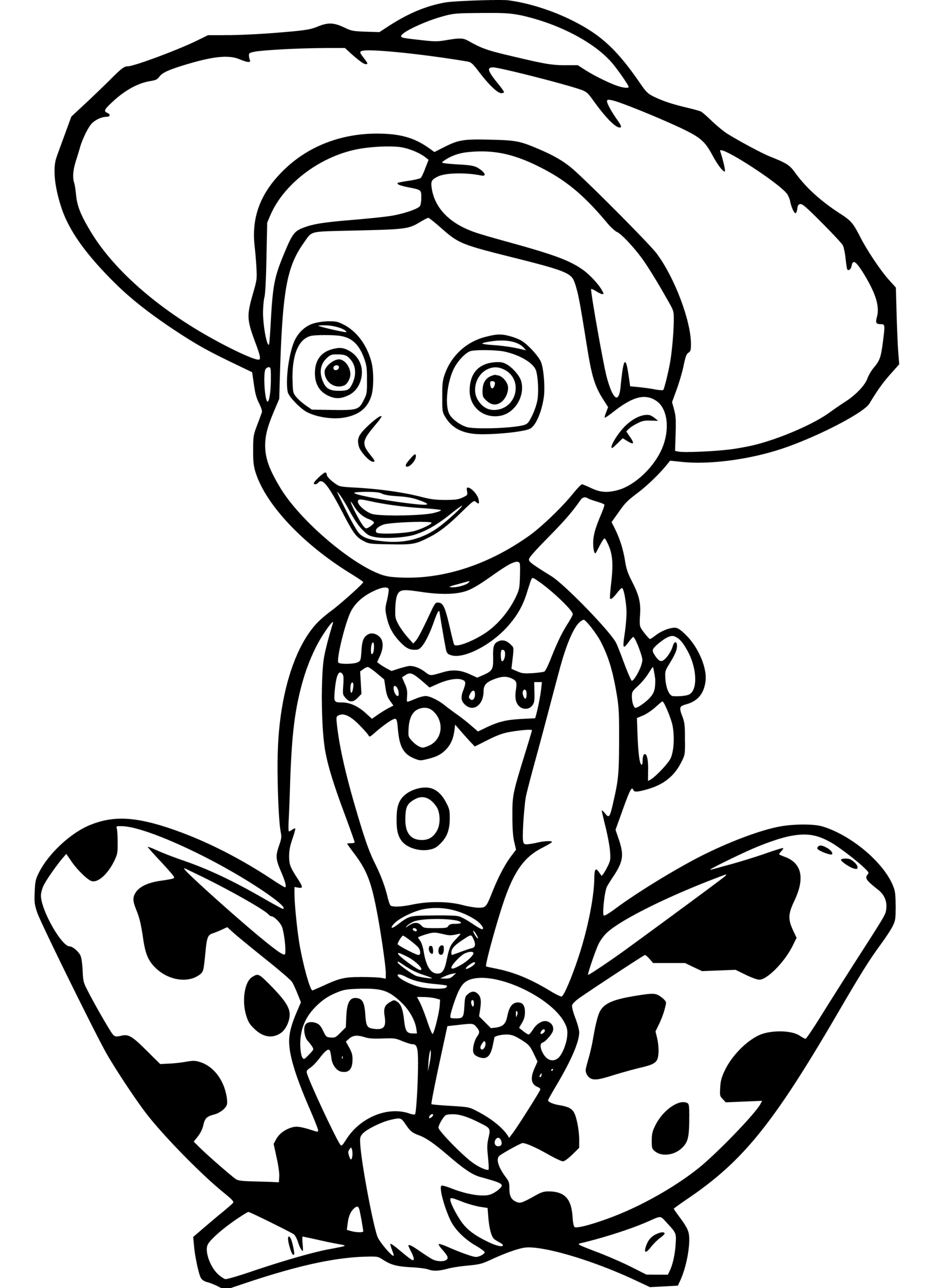 Jessie Toy Story Coloring Pages 10 Printable Sheets Simple To Draw 