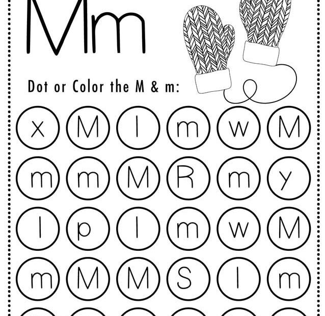 Joyful Learning Free Printable Christmas Themed Letter M Worksheets