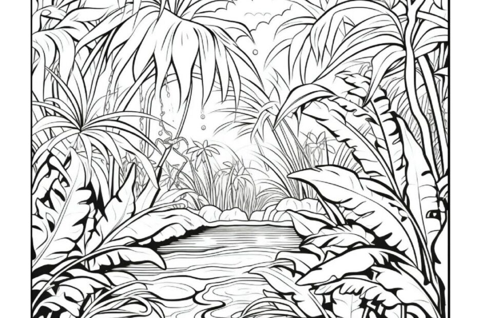 Jungle Coloring Pages World Of Printables