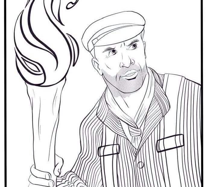Jungle Cruise Dwayne Johnson Coloring Page Free Printable Sunset