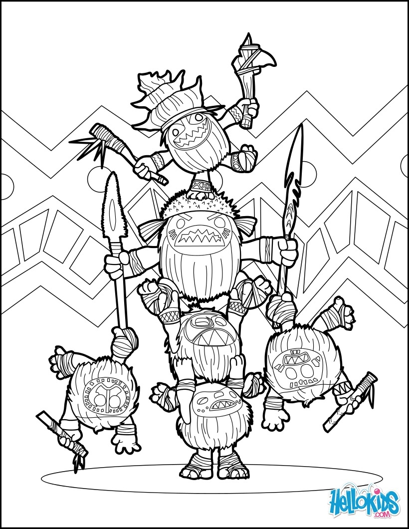 Kakamora Moana Coloring Pages Coloring Pages Kakamora Moana Coloring Pages Coloring Pages