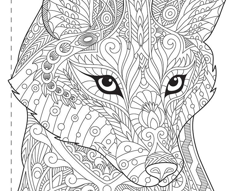 Kaleidoscope Colouring Animals And More Colouring Adult Hinkler
