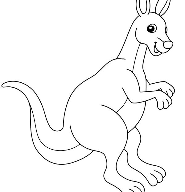 Kangaroo Pictures To Color Printable Infoupdate