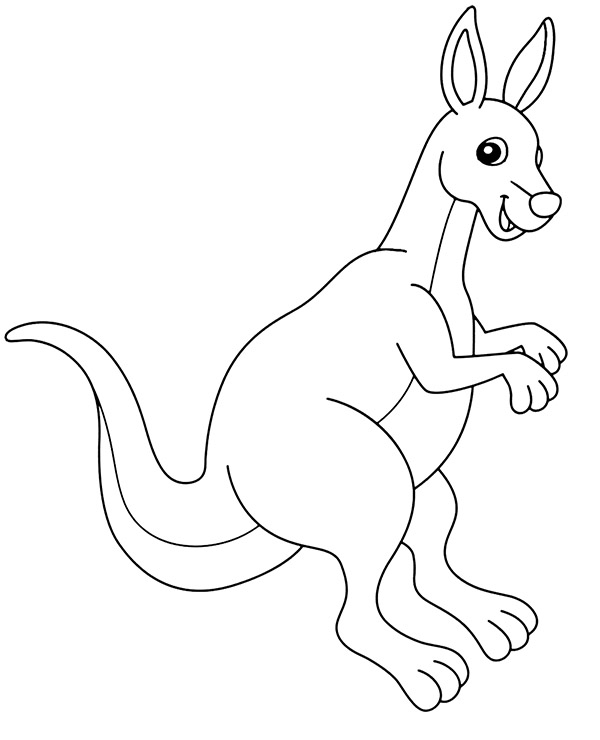 Kangaroo Pictures To Color Printable Infoupdate Kangaroo Pictures To Color Printable Infoupdate