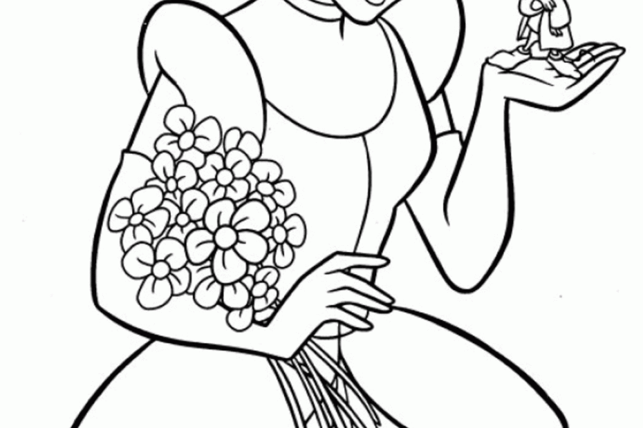Kids Coloring Pages Cinderella Coloring Home