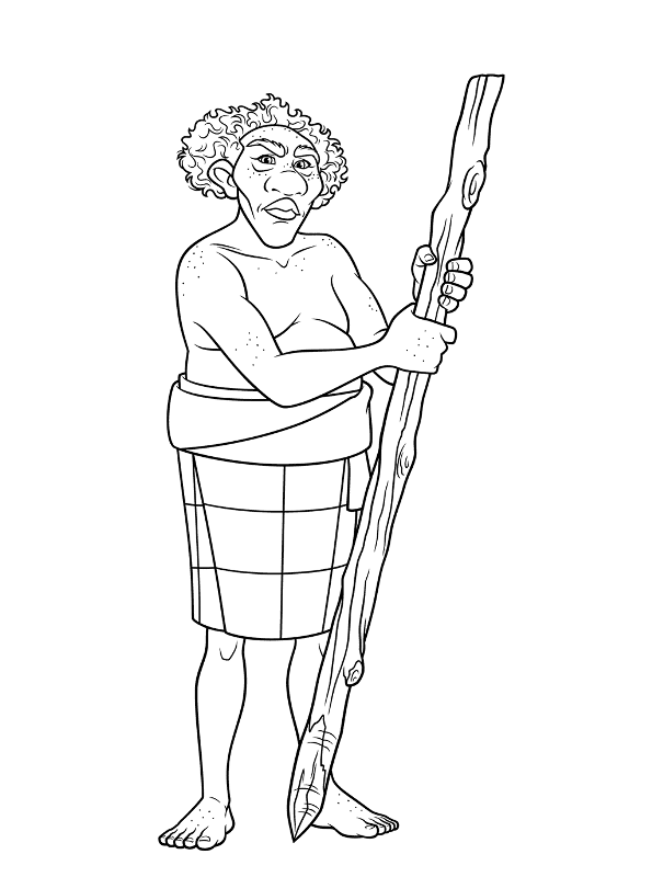 Kids n fun Coloring Page Moana 2 Kele Kids n fun Coloring Page Moana 2 Kele