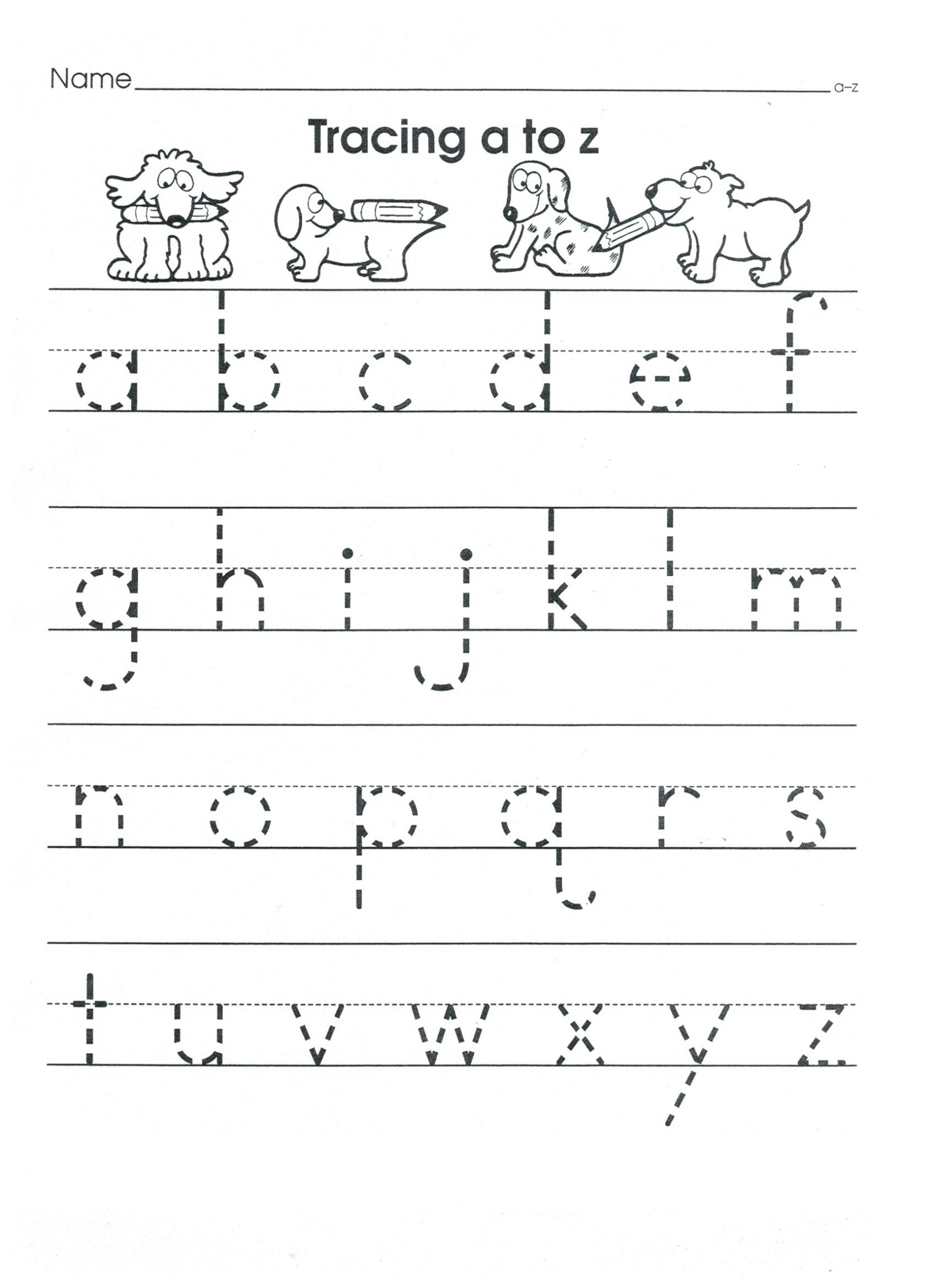 Kids Printable Alphabet Tracing Sheets Kids Printable Alphabet Tracing Sheets