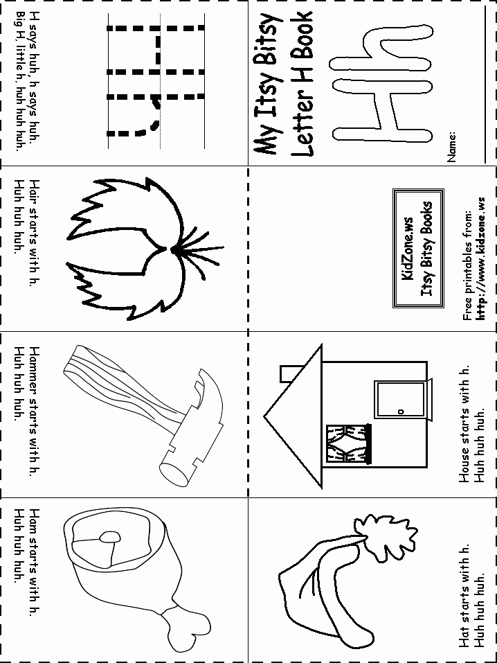 Kidzone Worksheets Preschool