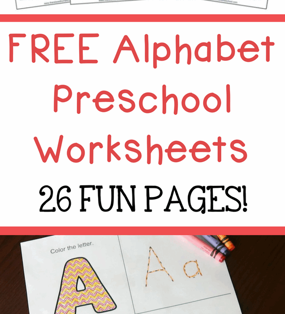 Kindergarten Alphabet Printables